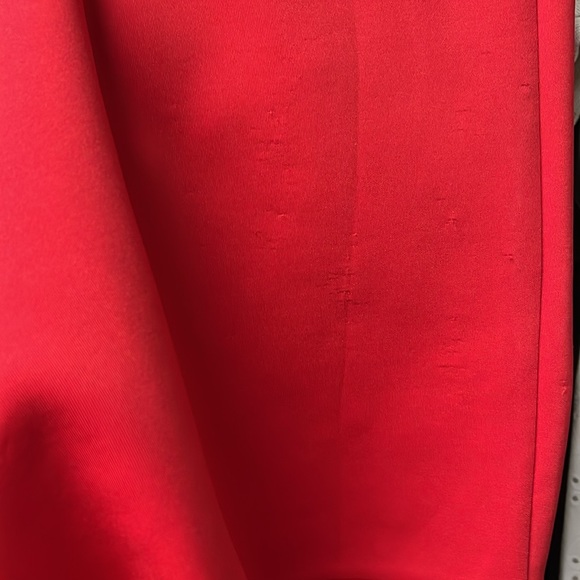 Red Scuba One Shoulder Dress - Picture 9 of 9